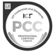 ICF PCC certification logo for professional coaches.